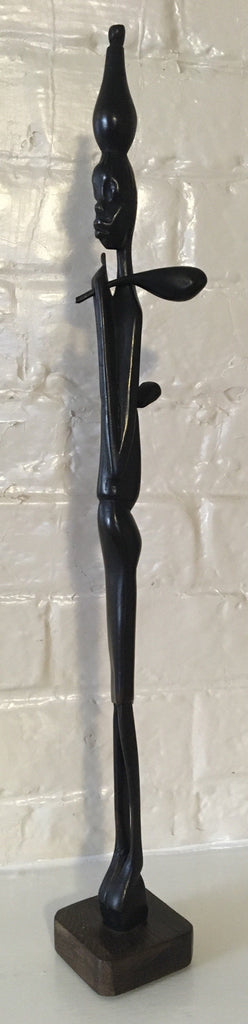 Fair Trade Ebony Woman with Baby & Pot