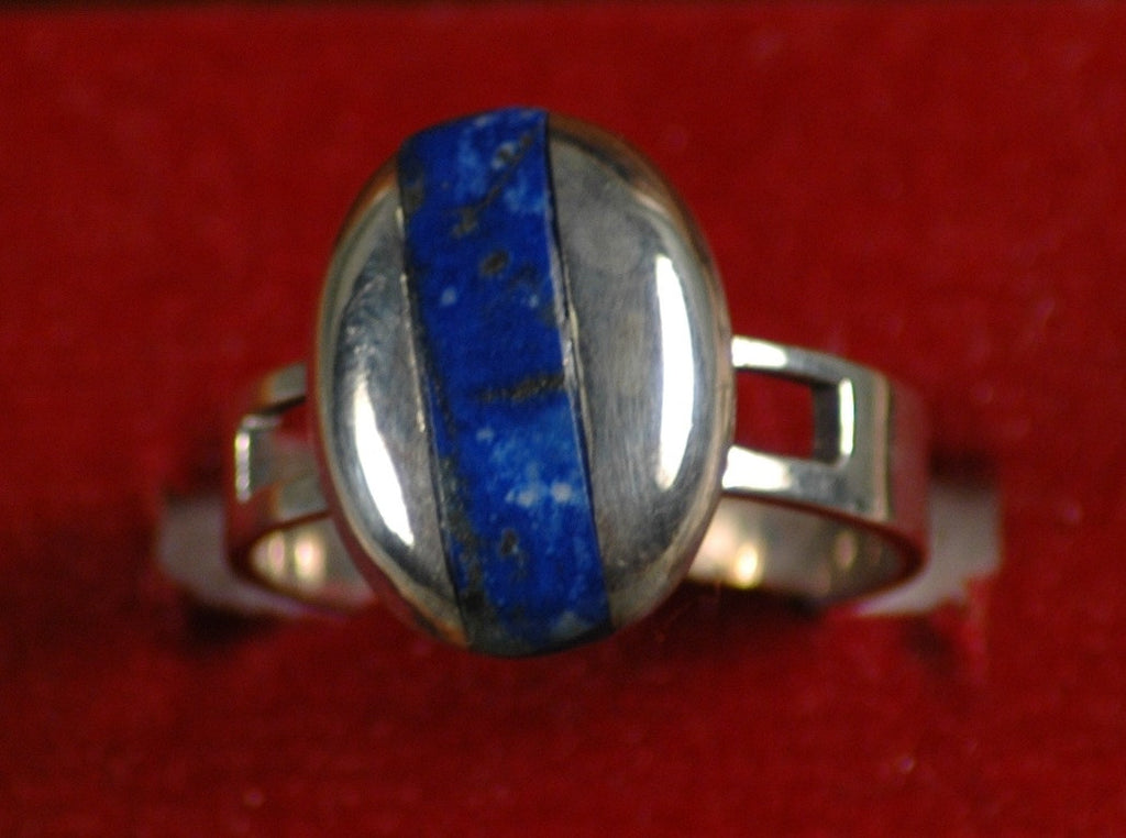 Fair Trade Chilean Lapis Oval Ring