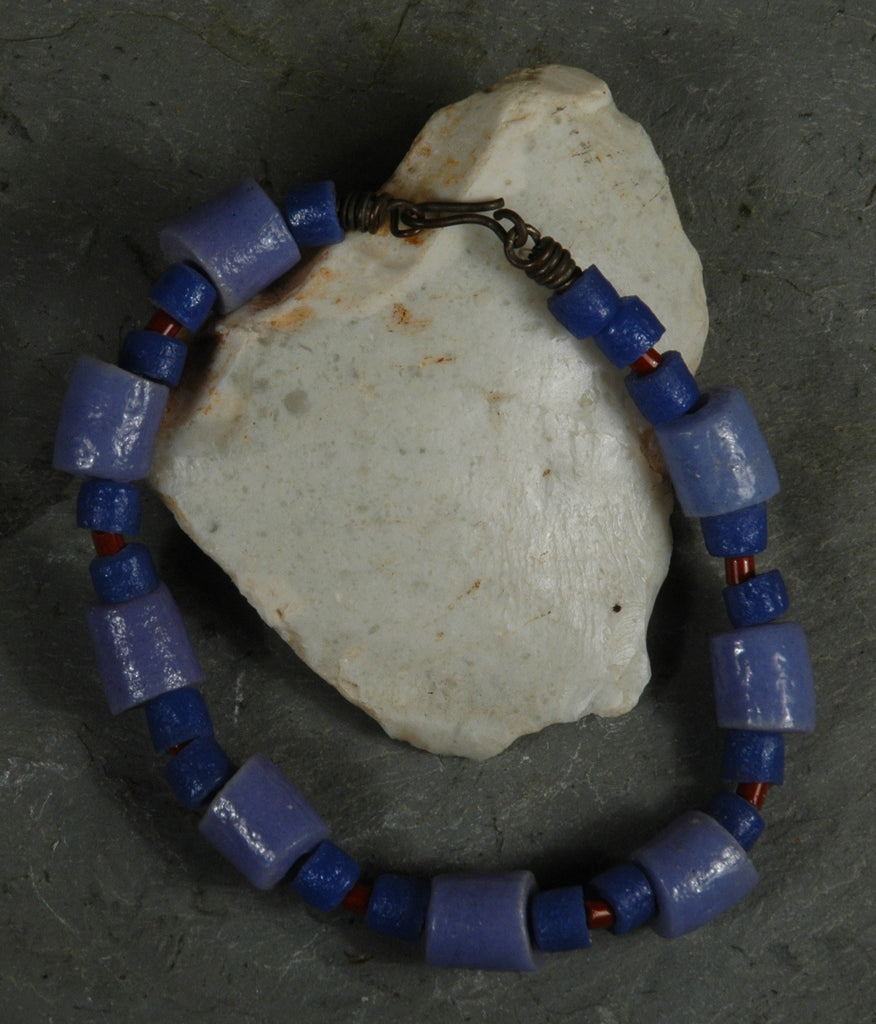 Fair Trade Ghanaian Recycled Glass Bead Bracelet