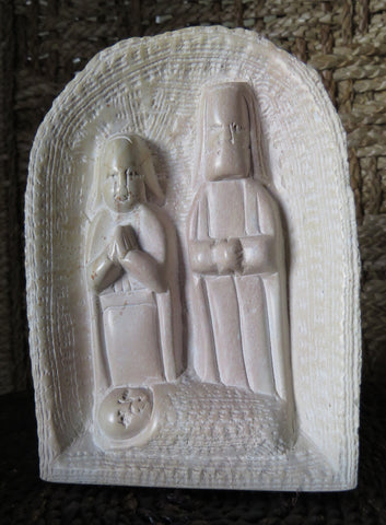 Fair Trade Kenyan Soapstone Holy Family