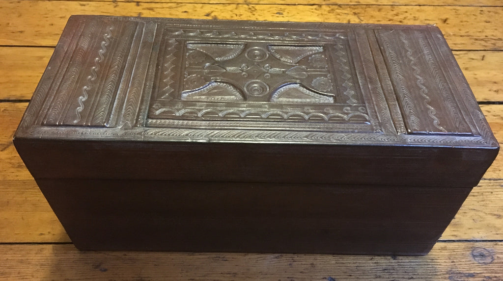 Fair Trade Burkinabe Leather Covered Box
