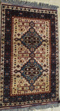 Fair Trade Afghan Kazakh  Rug