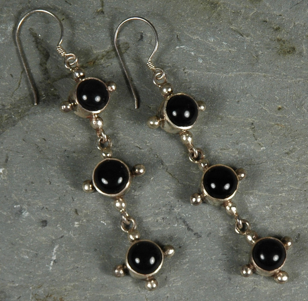 Fair Trade Nepalese Onyx Earrings