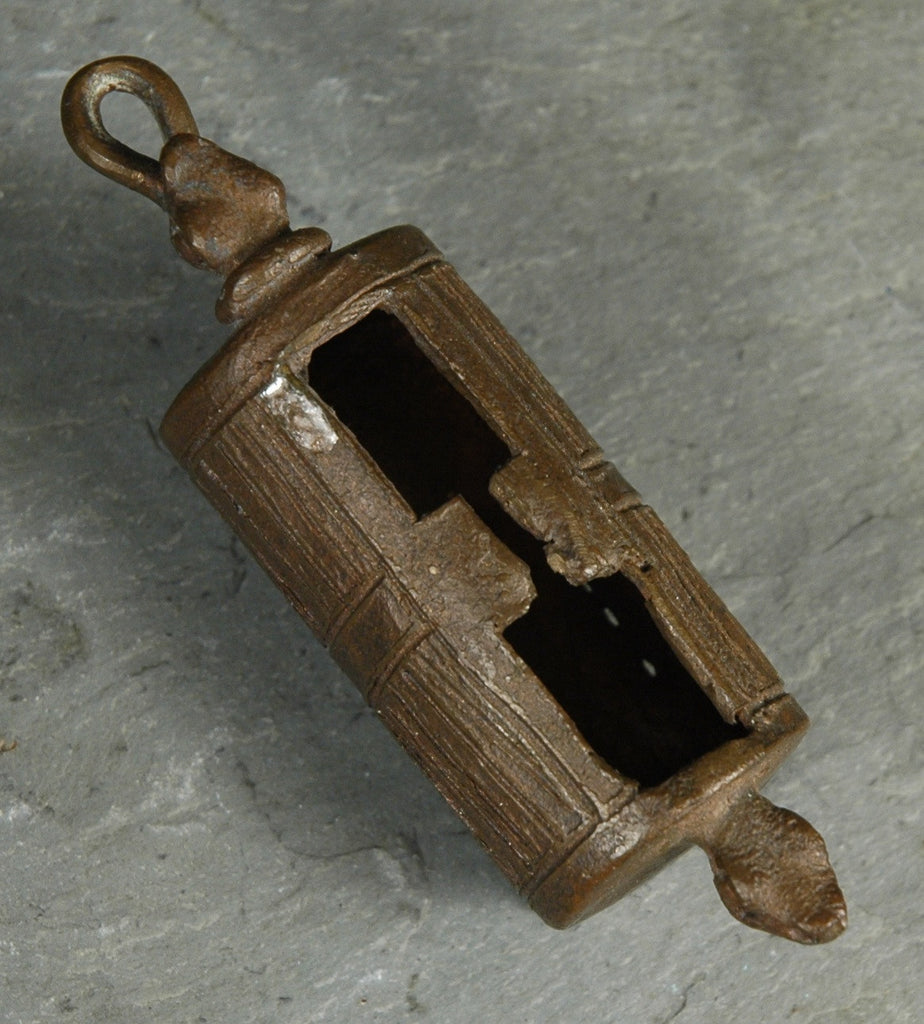 Fair Trade Camerounian Brass Talking Drum Pendant