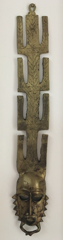 Fair Trade Burkinabe Brass Mask
