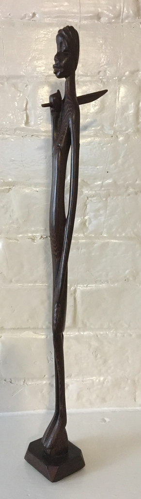 Fair Trade Ebony Man with Machete