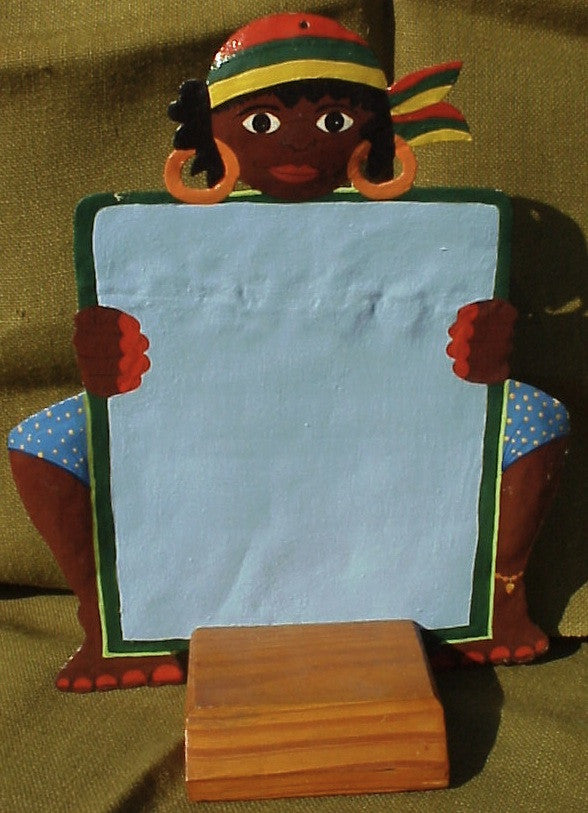 Fair Trade Haitian Oil Drum Folk Art Noteboard