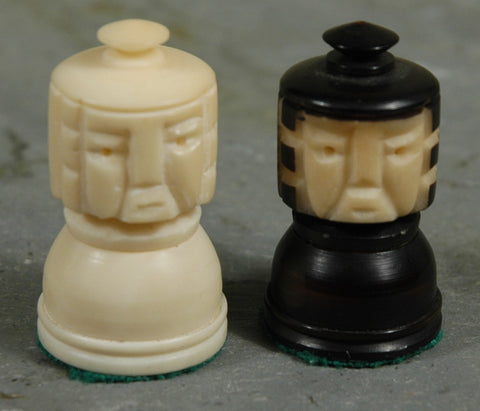 Fair Trade Ecuadorean Tagua Chess Pawn Figurines