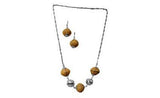 Ghanaian Sterling Silver/Trade Bead Designer Necklace