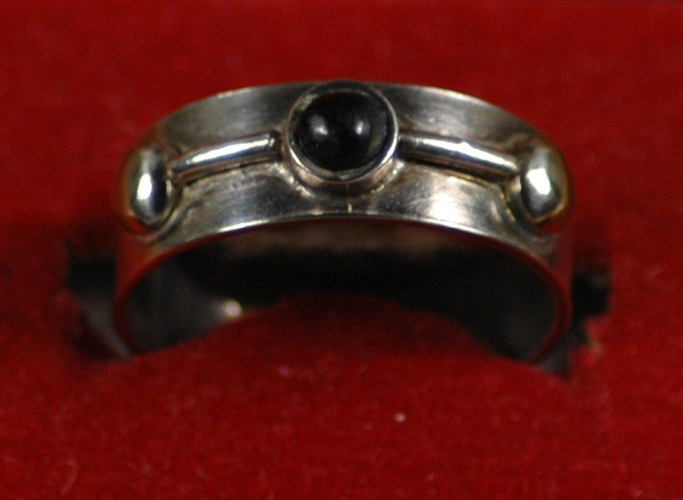 Fair Trade Chilean Obisidian Ring
