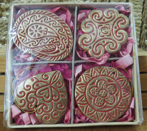 Fair Trade Bengali Ceramic Ornament Set
