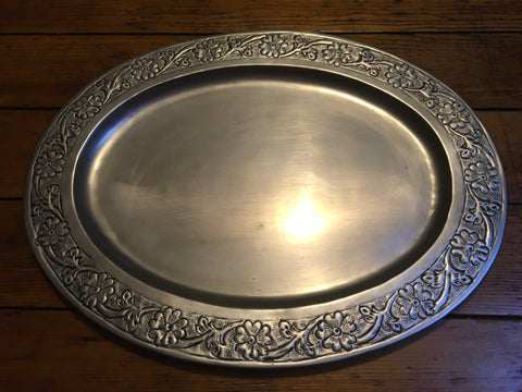 Fair Trade Etched Aluminum Tray