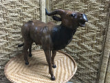 Fair Trade Water Buffalo Leather Sculpture