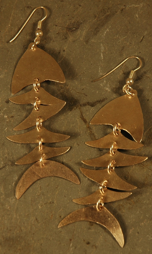 Fair Trade Silver Plated Bombolulu Fish Earrings