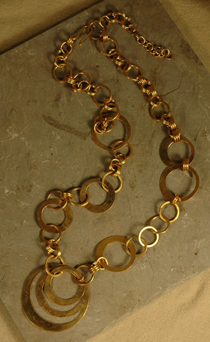 Fair Trade Kenyan Brass Necklace